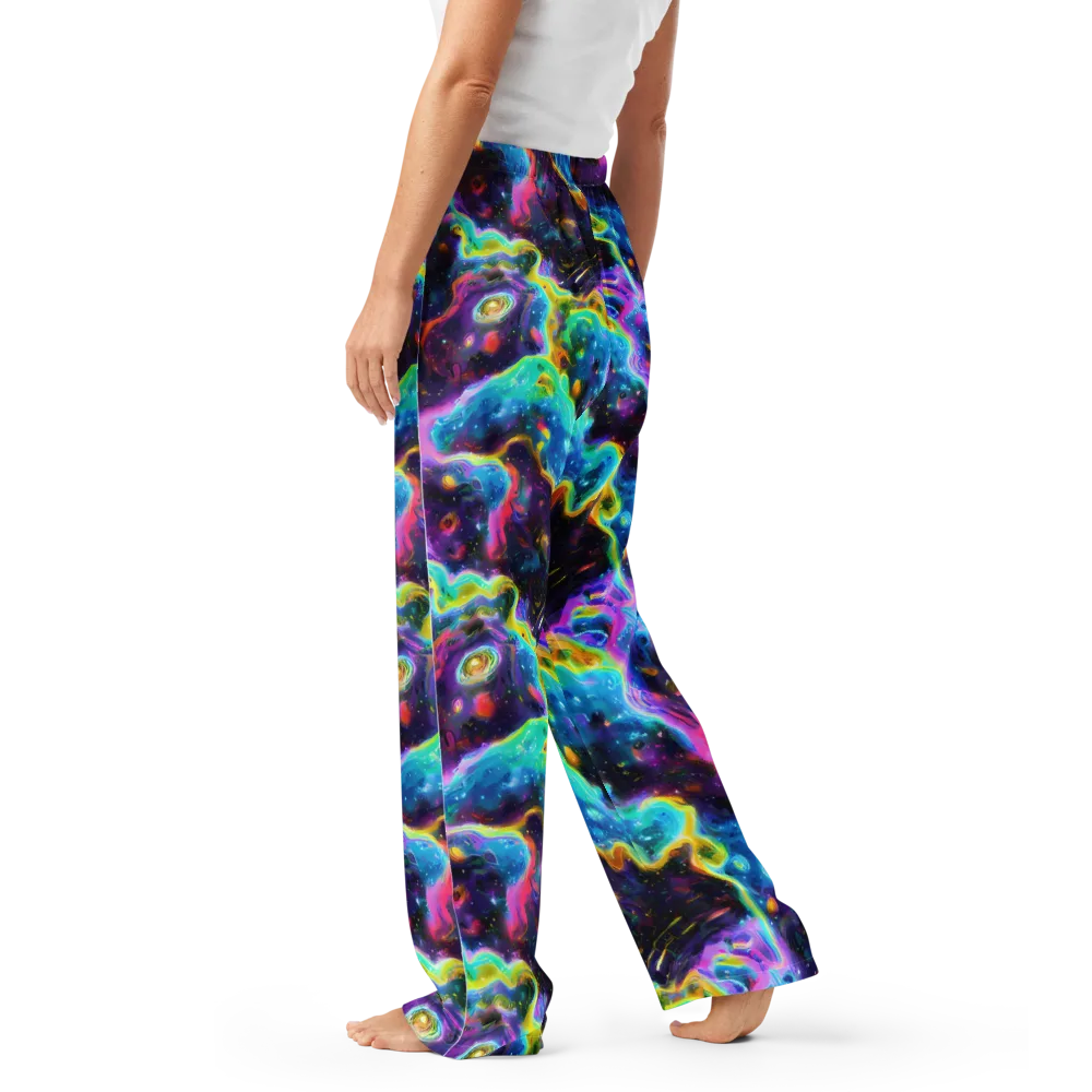 Infinite Iridescence on Women's Pajama Pants — Left