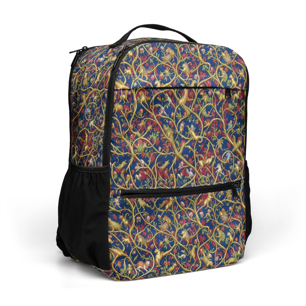 Nocturne Bestiary on Utility Backpack — Right Front