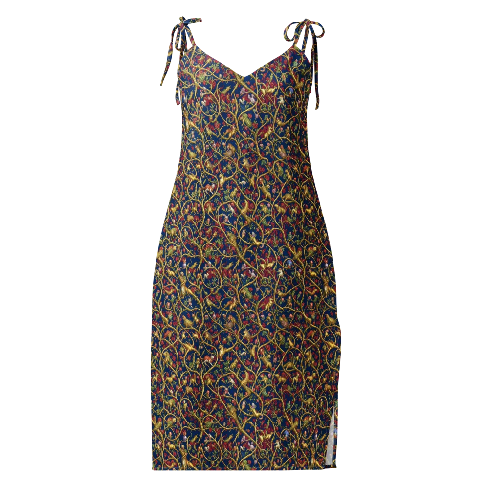 Nocturne Bestiary on Slip Dress — Front