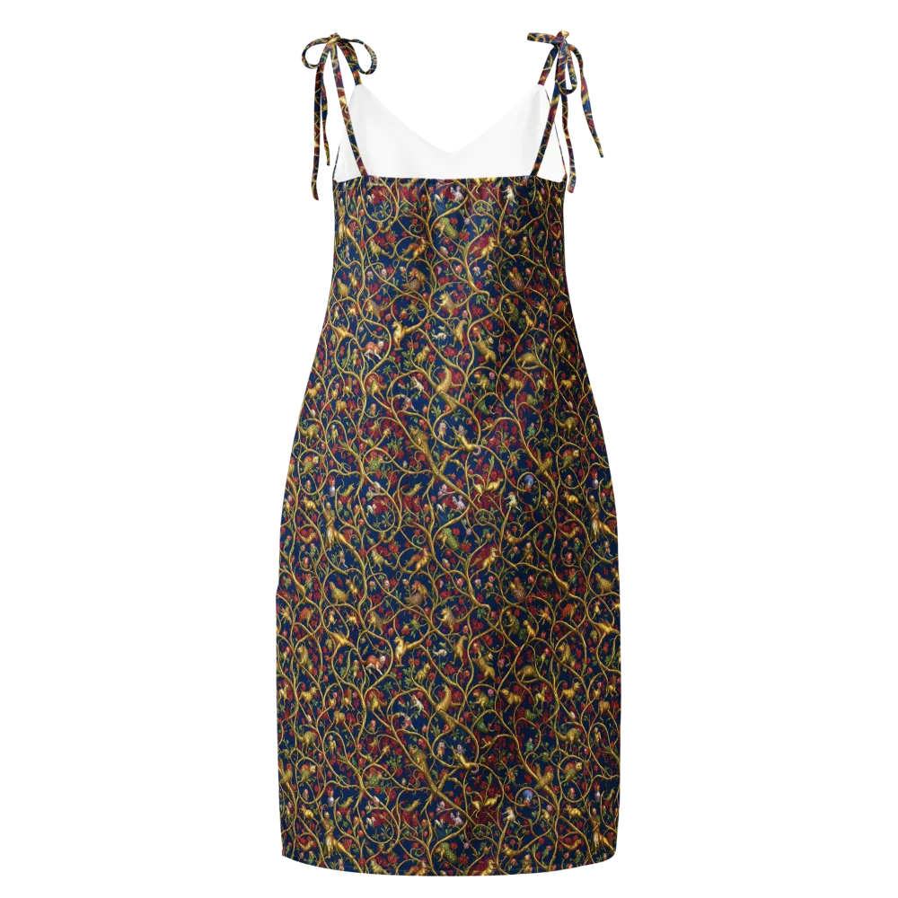 Nocturne Bestiary on Slip Dress — Back