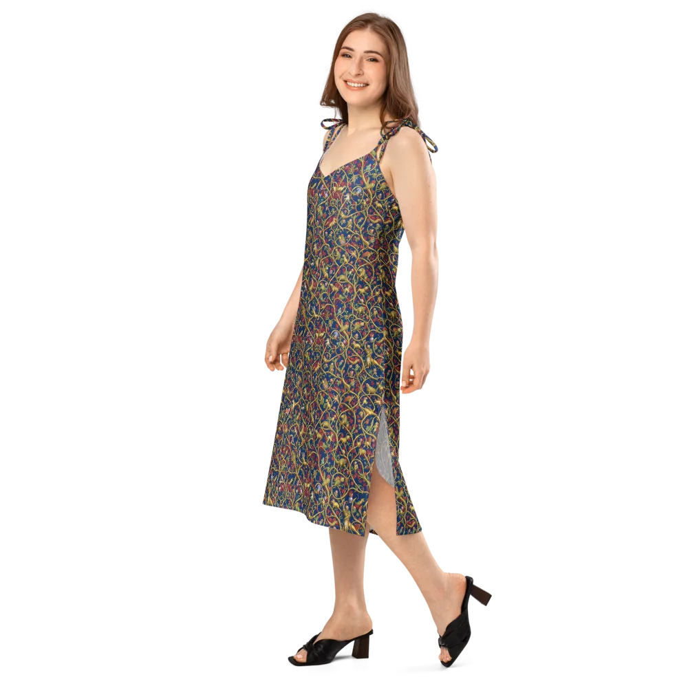 Nocturne Bestiary on Slip Dress — Left Front