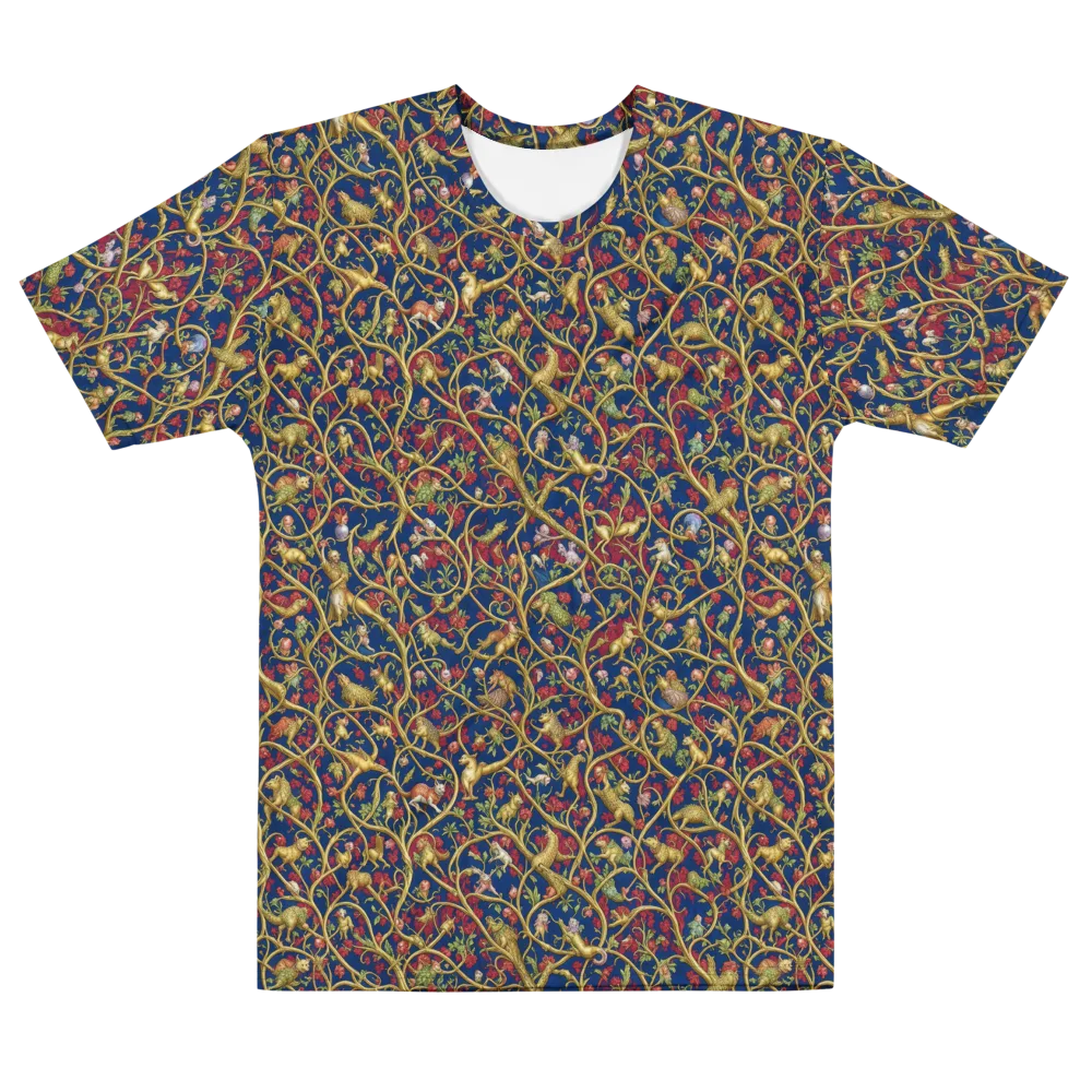 Nocturne Bestiary on Men's Cotton Crew Neck T-Shirt — Front