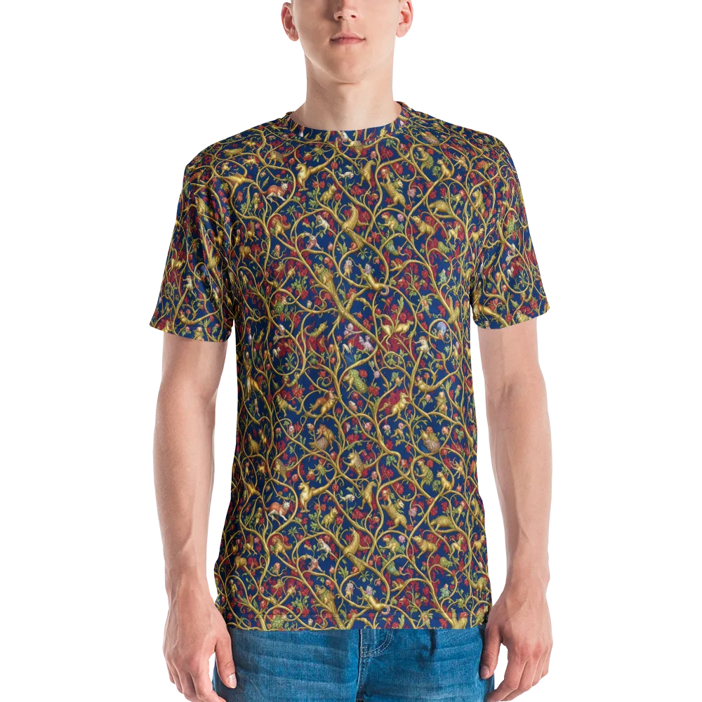 Nocturne Bestiary on Men's Crew Neck T-Shirt — Front