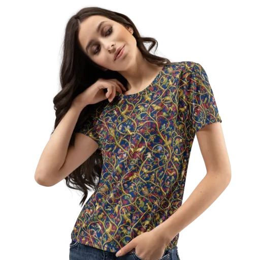 Nocturne Bestiary on a Women's Crew Neck T-Shirt
