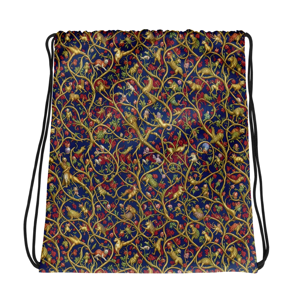 Nocturne Bestiary on Drawstring Bag — Photo