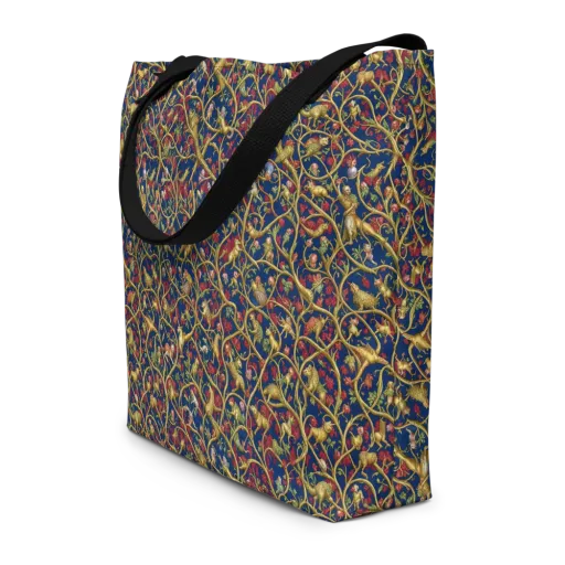 Nocturne Bestiary on a Large Tote Bag W/ Pocket