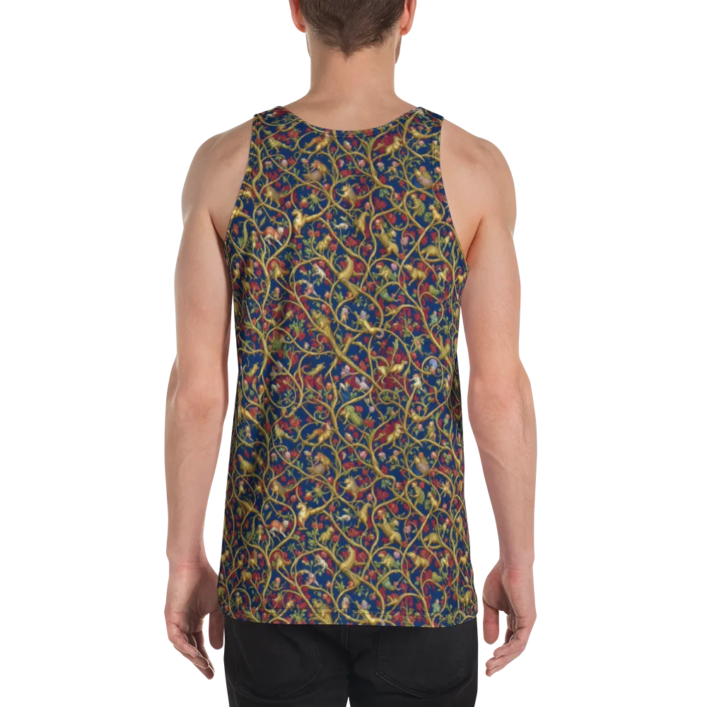 Nocturne Bestiary on Men's Tank Top — Back