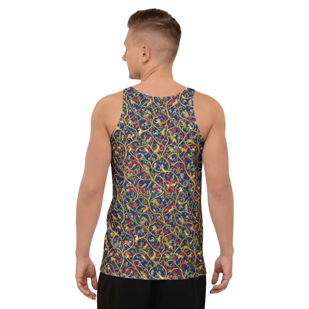 Nocturne Bestiary on Men's Tank Top — Back