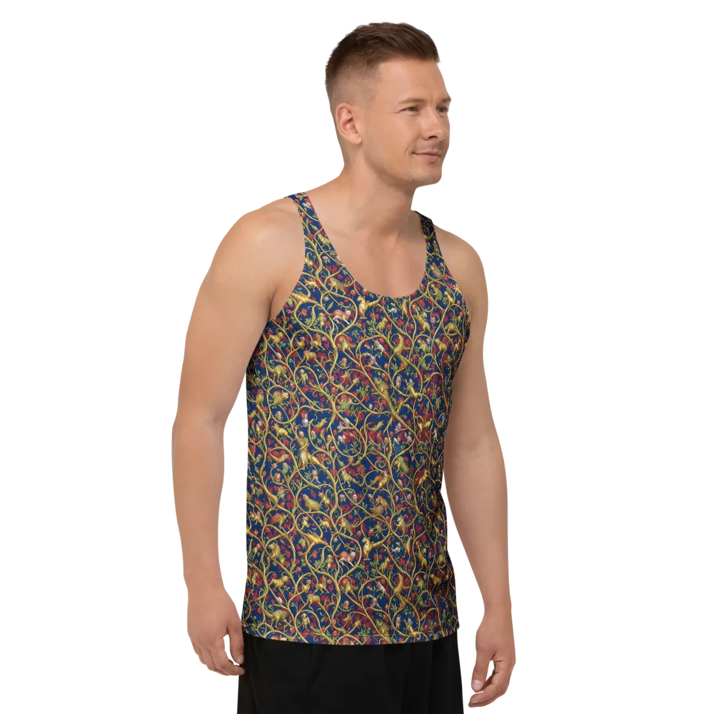 Nocturne Bestiary on Men's Tank Top — Right Front