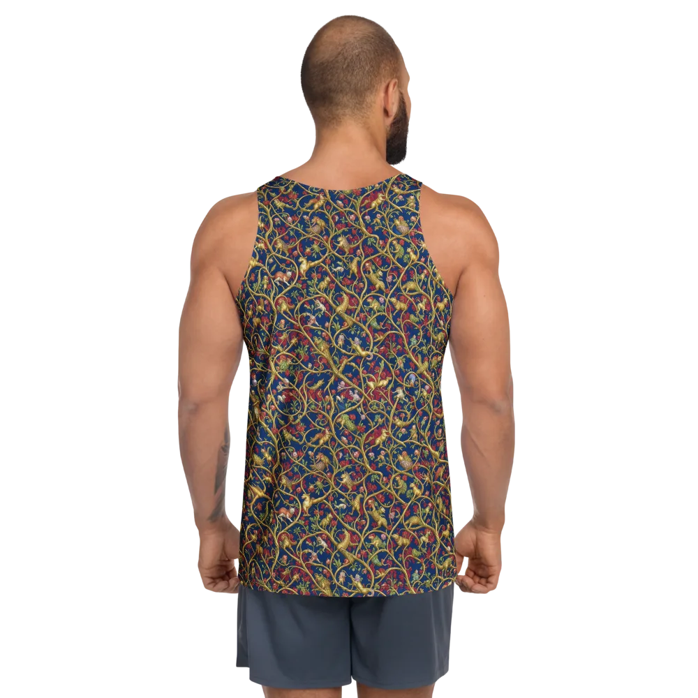 Nocturne Bestiary on Men's Tank Top — Back