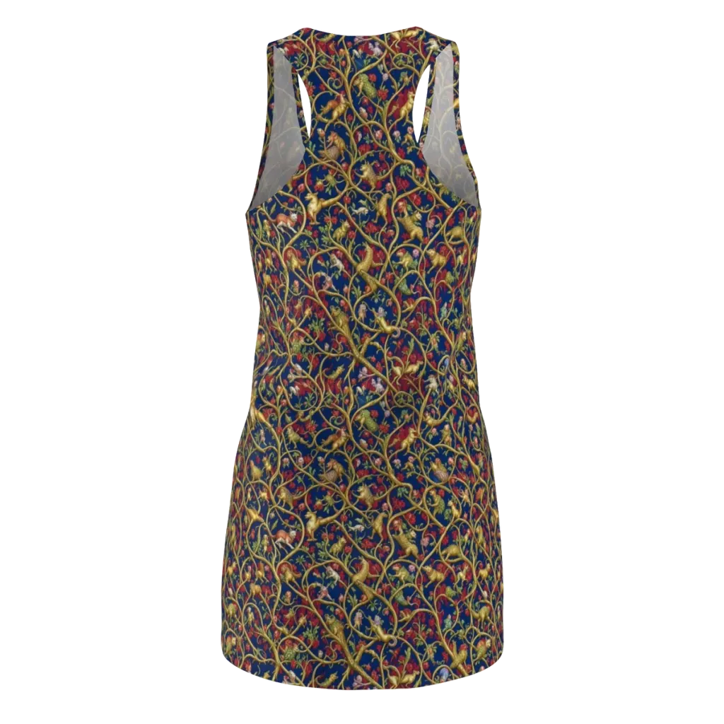 Nocturne Bestiary on Racerback Dress — Back