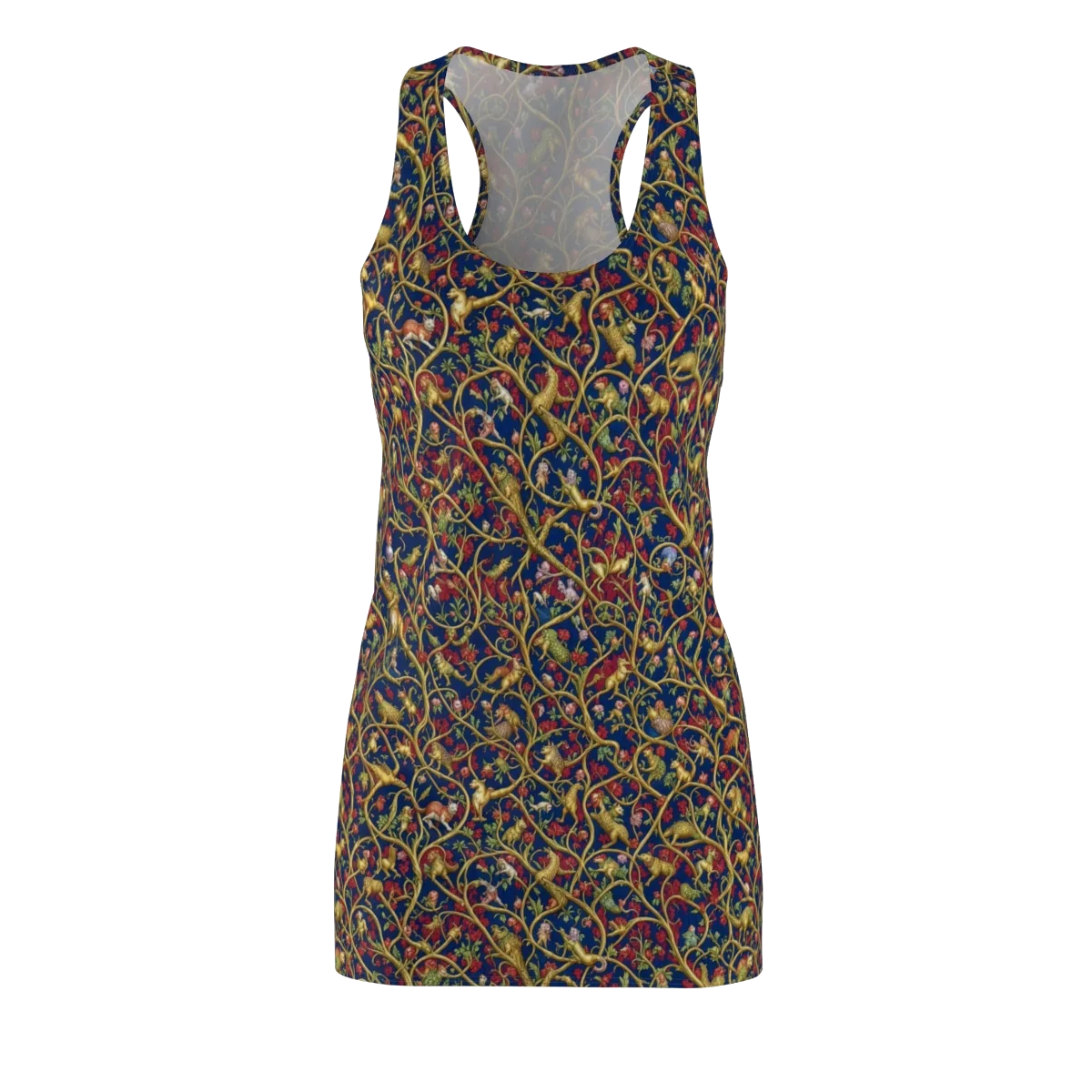 Nocturne Bestiary on Racerback Dress — Front