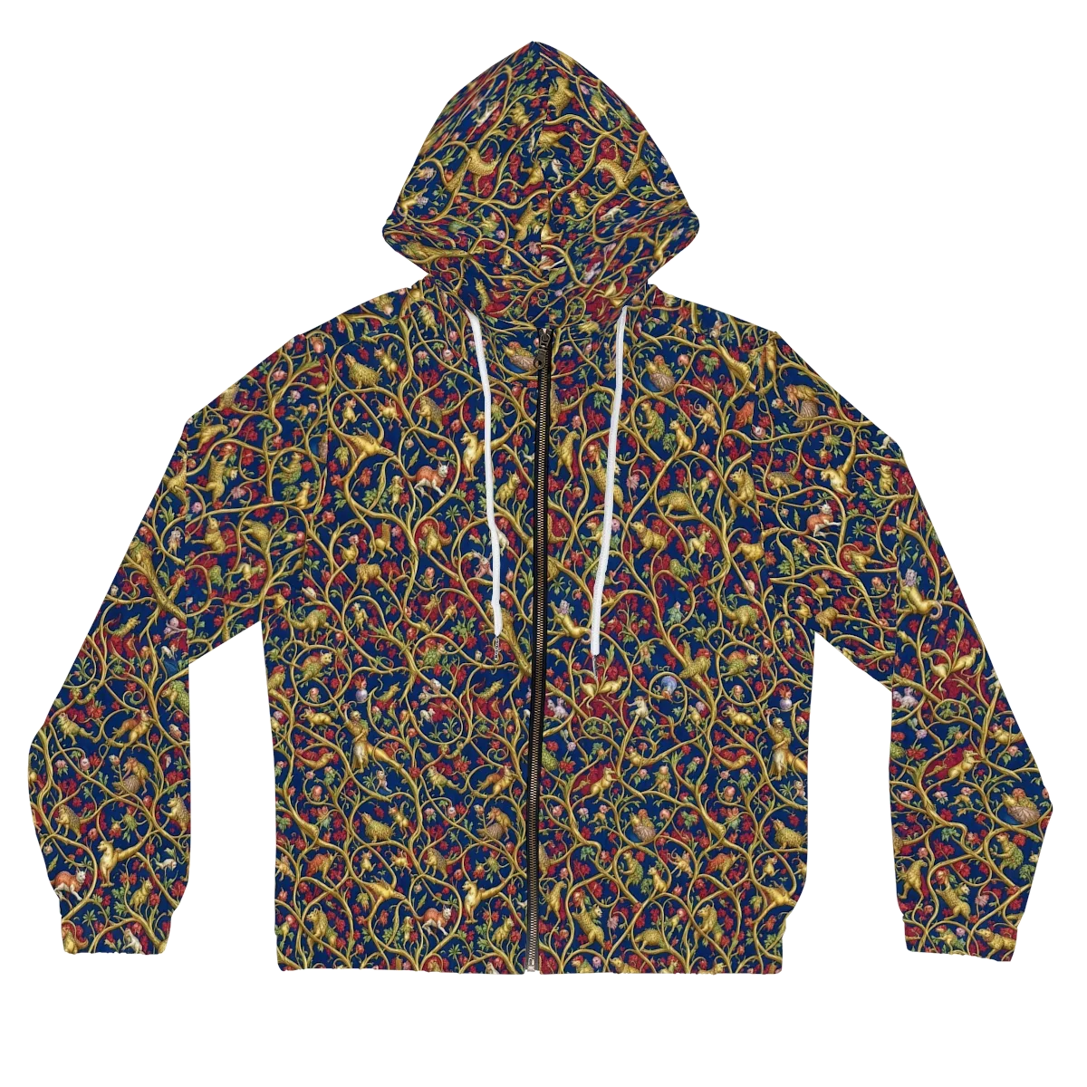 Nocturne Bestiary on Women's Full-Zip Hoodie — Front