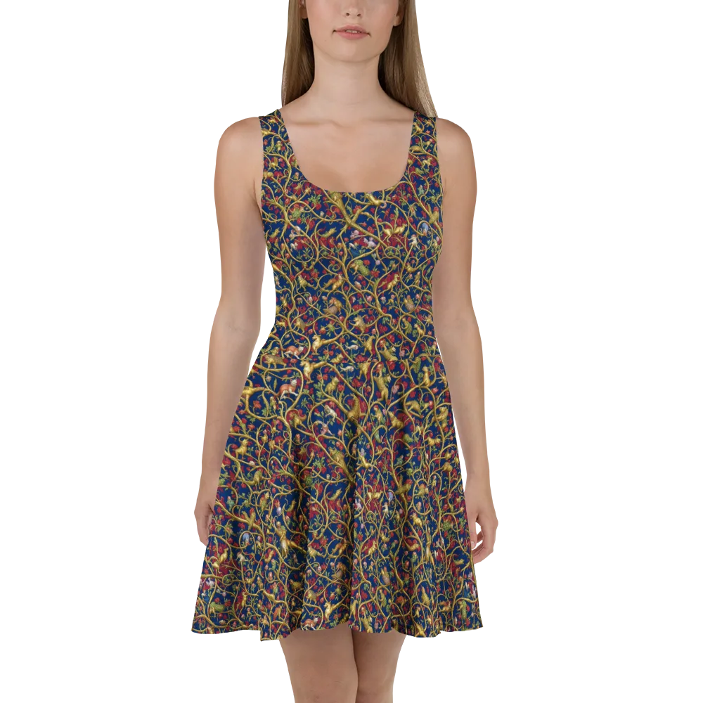 Nocturne Bestiary on Skater Dress — Front