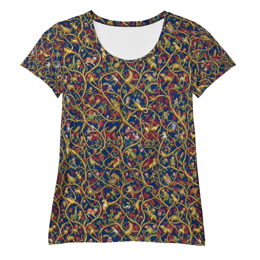 Nocturne Bestiary on Women's Athletic T-Shirt — Front