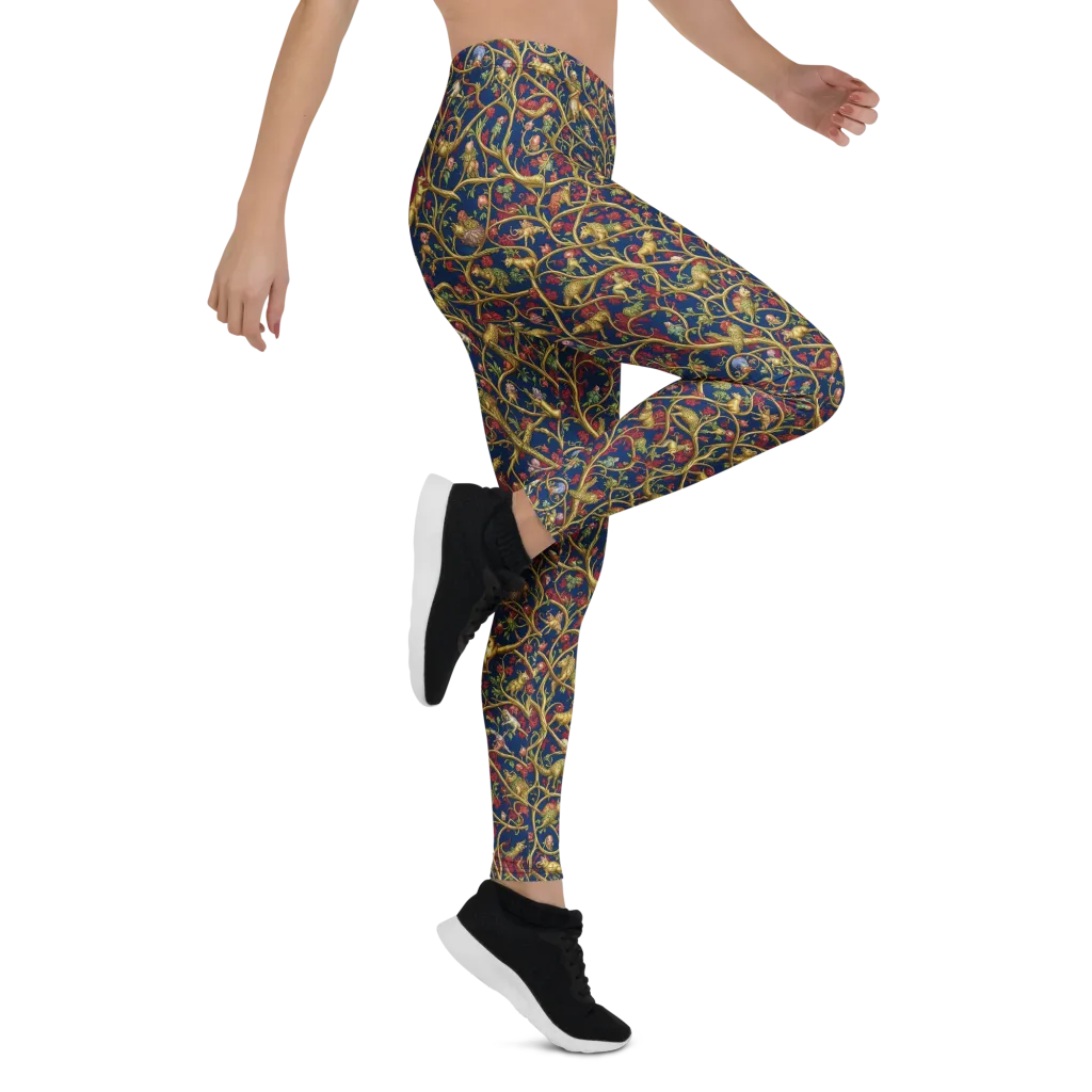 Nocturne Bestiary on Leggings — Right