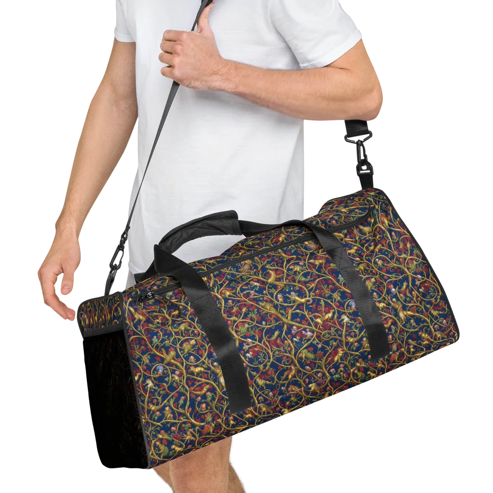 Nocturne Bestiary on Duffle Bag — Right Front