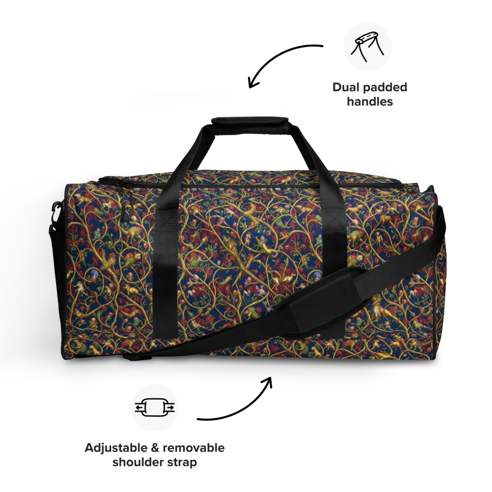 Nocturne Bestiary on Duffle Bag — Front