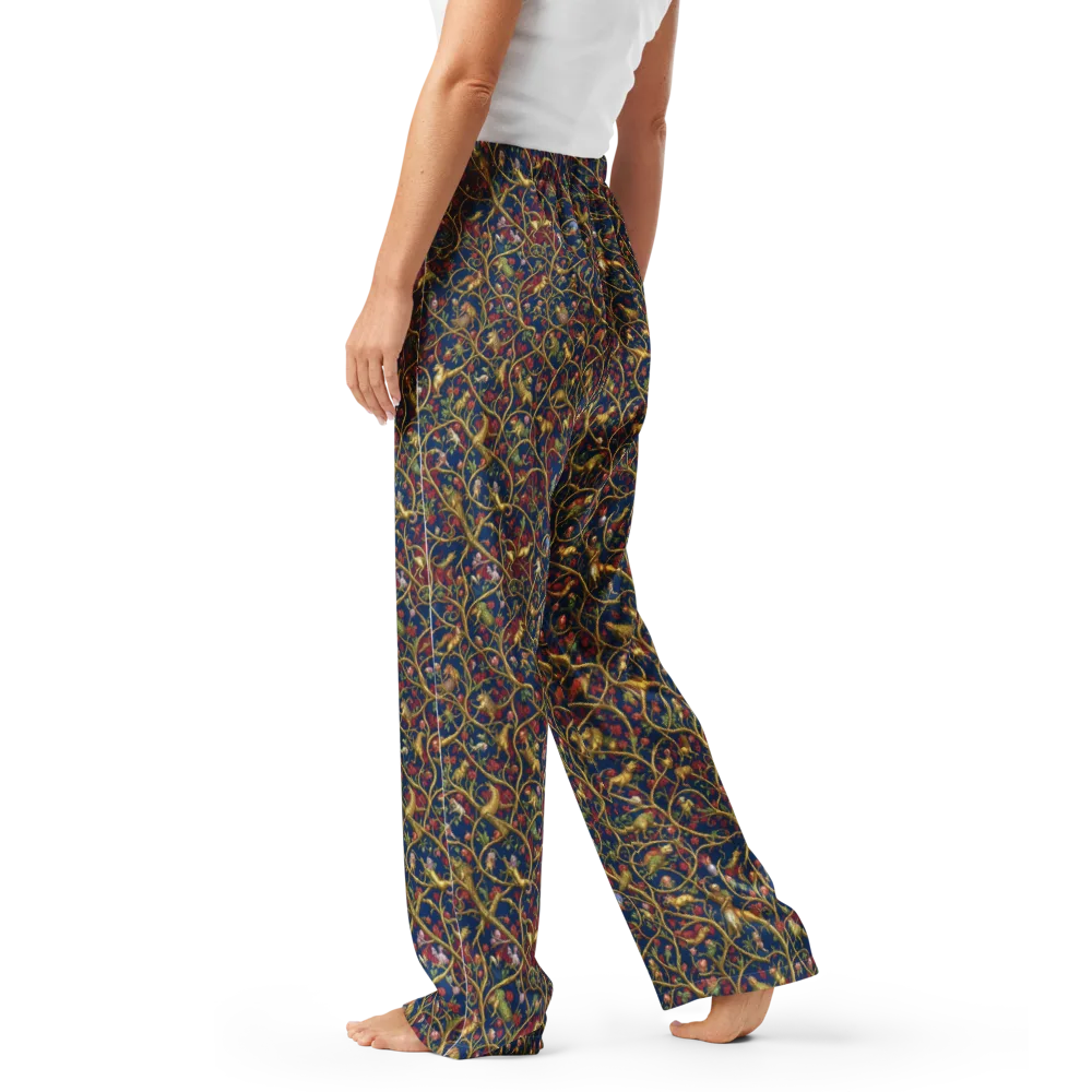 Nocturne Bestiary on Women's Pajama Pants — Left