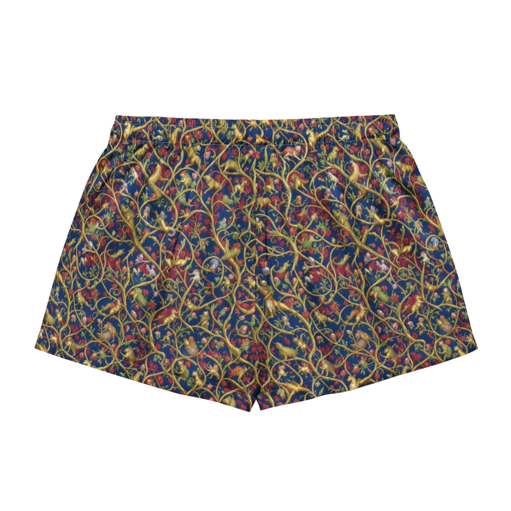 Nocturne Bestiary on Women's Pajama Shorts — Back
