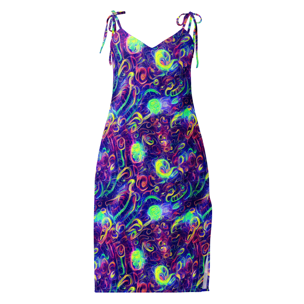 Limefire Ribbons on Slip Dress — Front