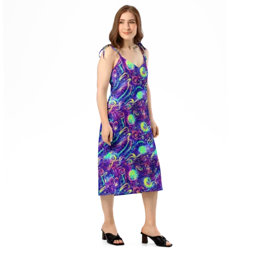 Limefire Ribbons on a Slip Dress