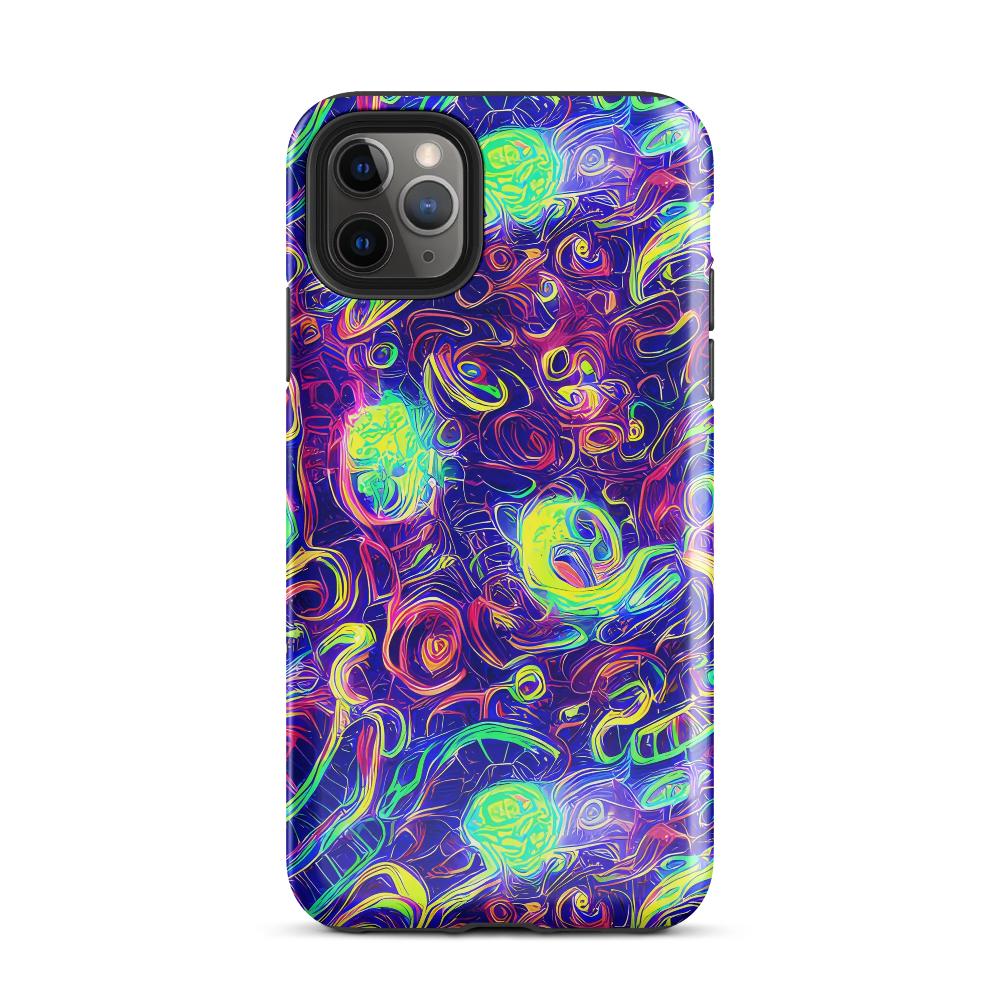 Limefire Ribbons on Tough Case for iPhone® — Front
