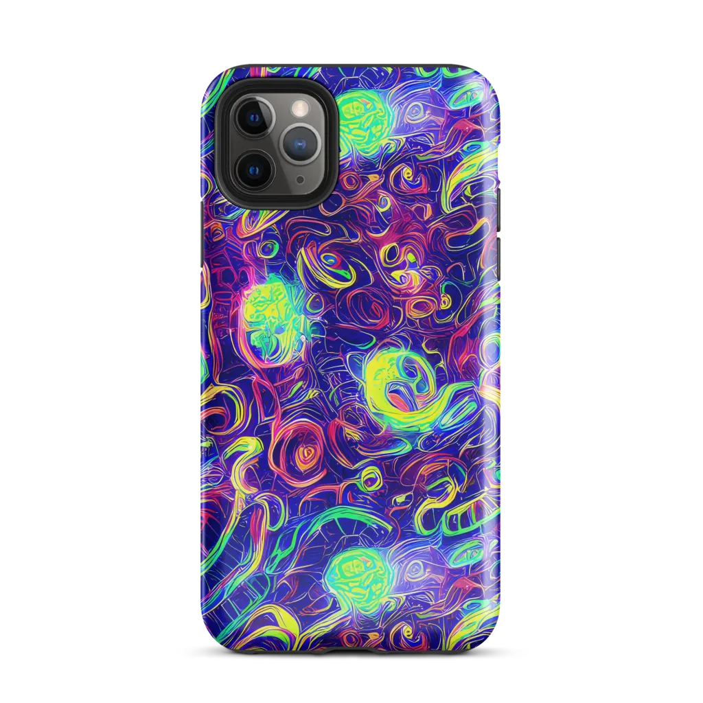 Limefire Ribbons on Tough Case for iPhone® — Front