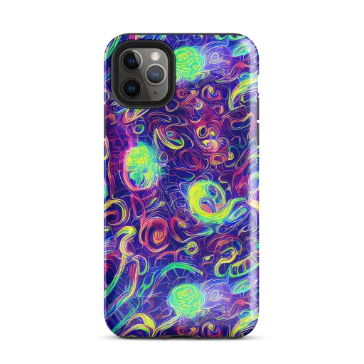 Limefire Ribbons on a Tough Case for iPhone®