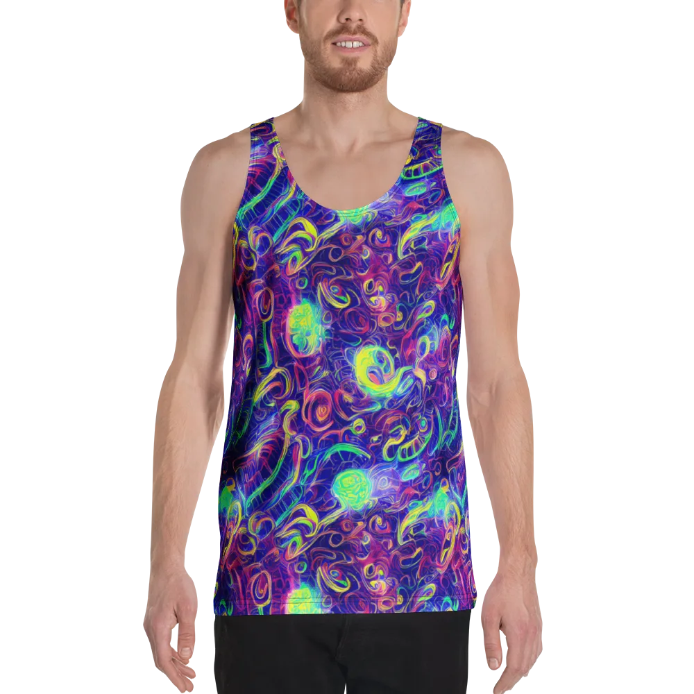 Limefire Ribbons on Men's Tank Top — Front