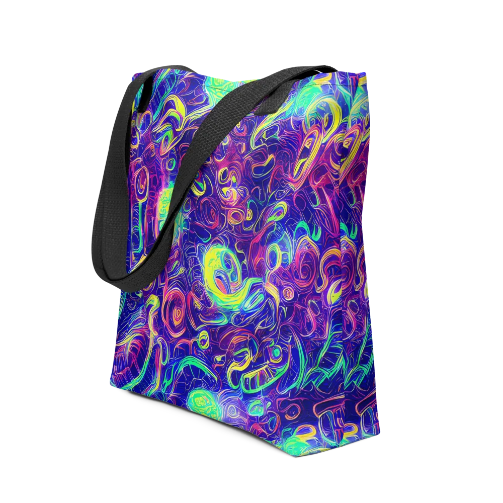 Limefire Ribbons on Tote Bag — Front