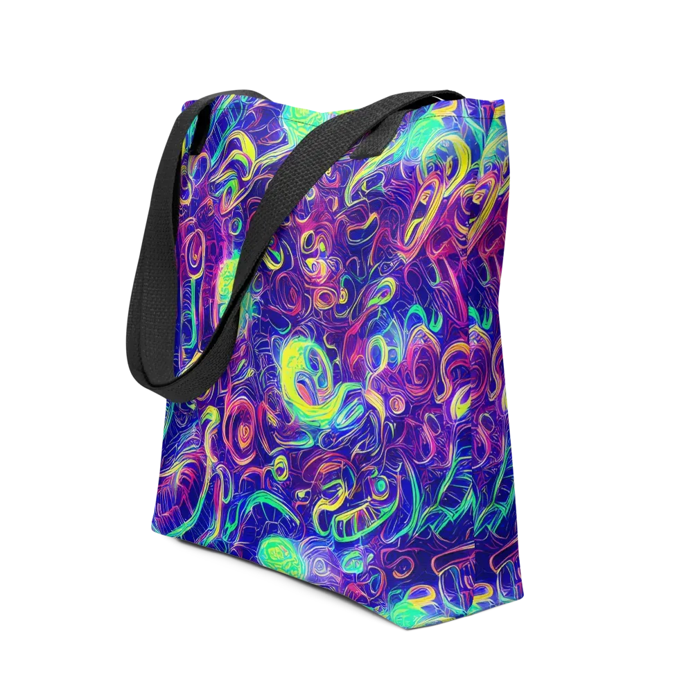 Limefire Ribbons on Tote Bag — Front