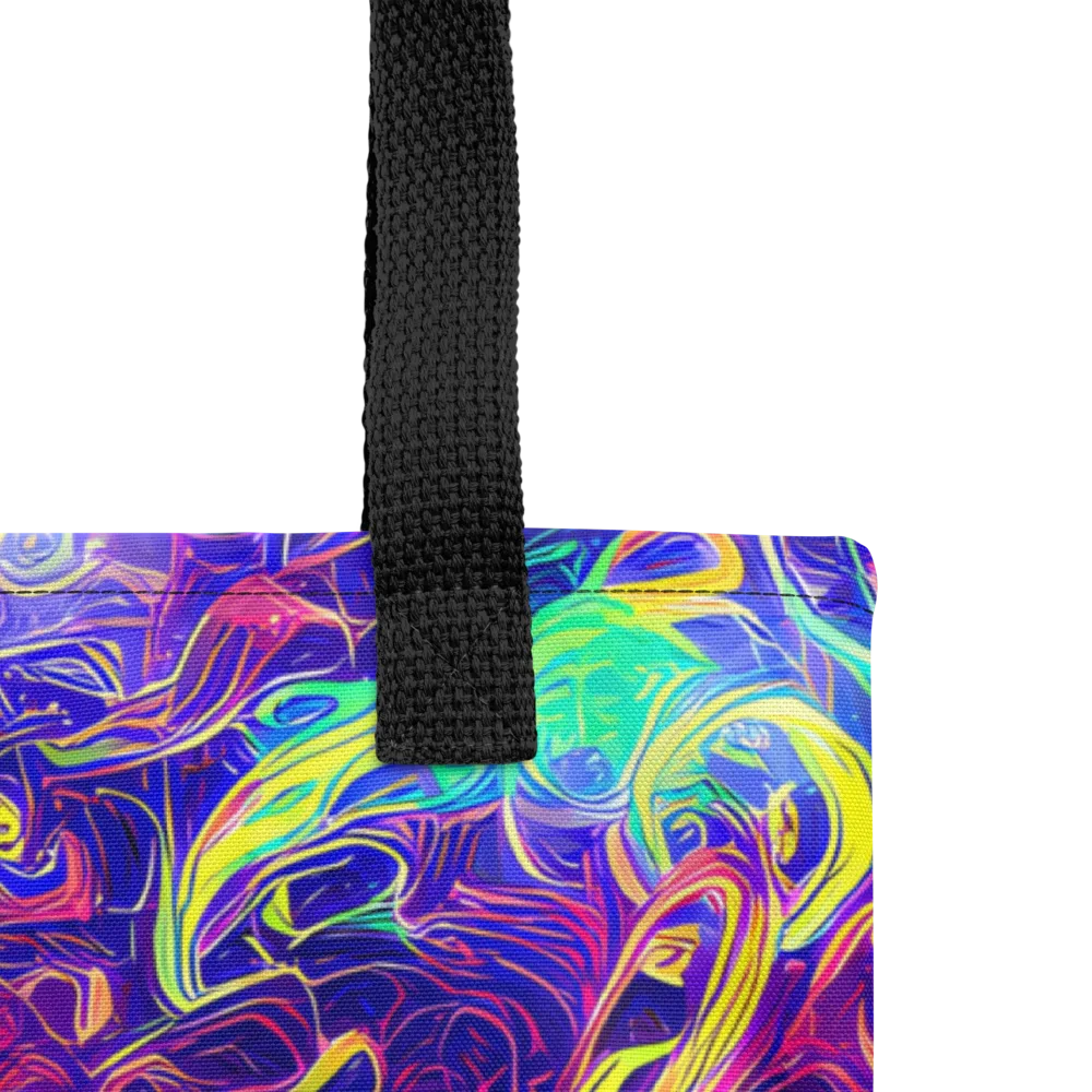Limefire Ribbons on Tote Bag — Product details