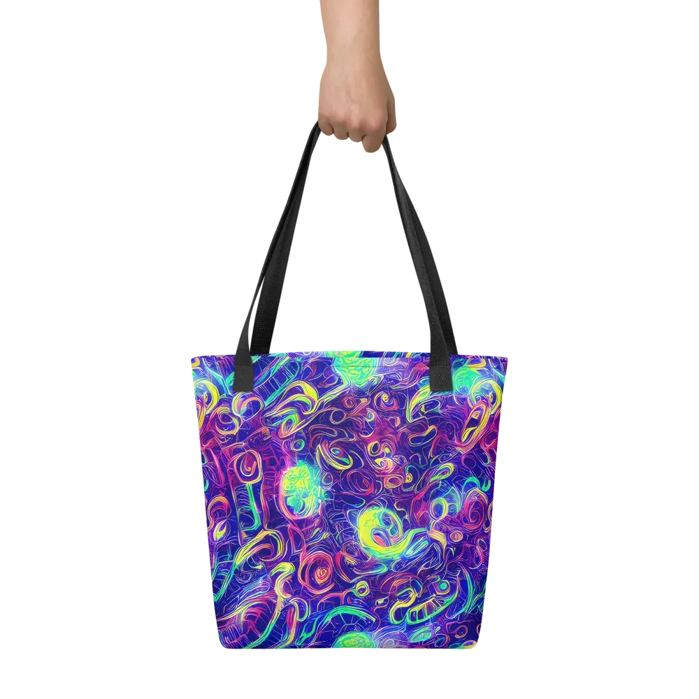 Limefire Ribbons on Tote Bag — Front