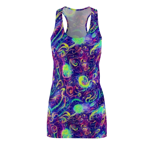 Limefire Ribbons on a Racerback Dress
