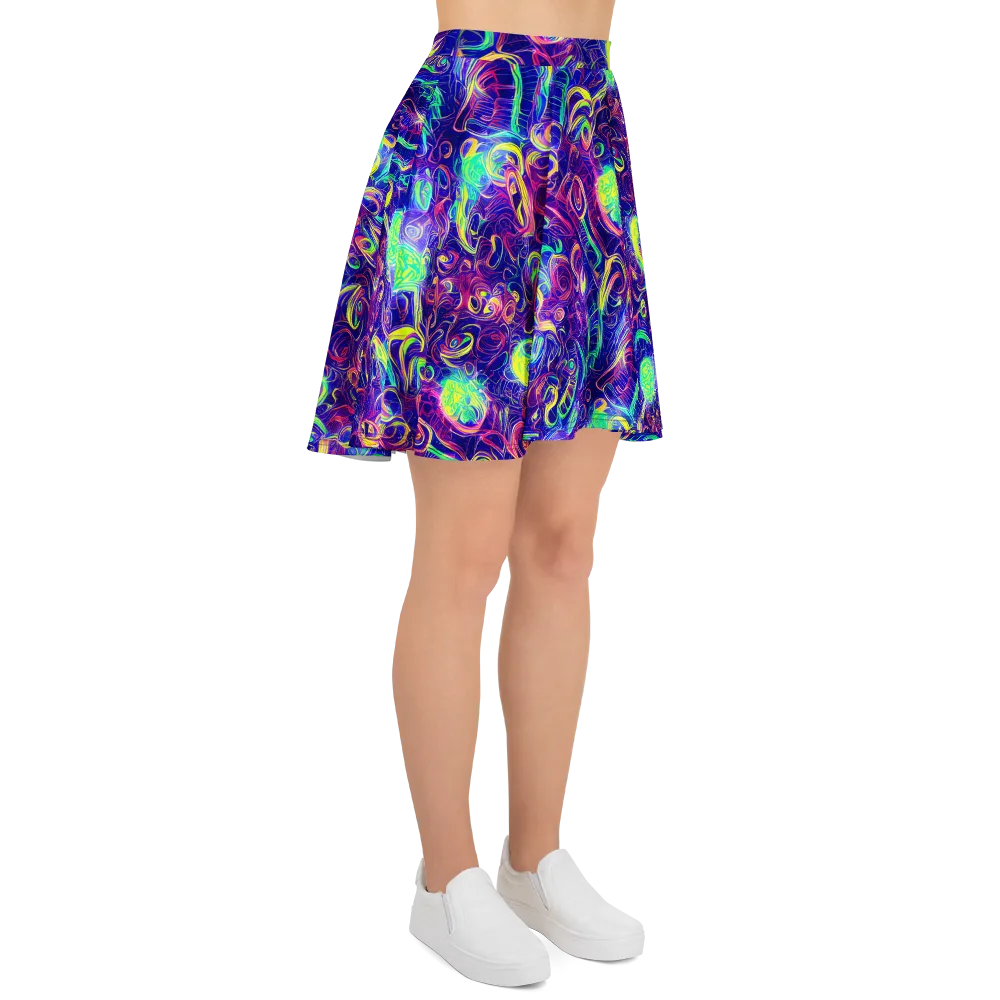 Limefire Ribbons on Skater Skirt — Right