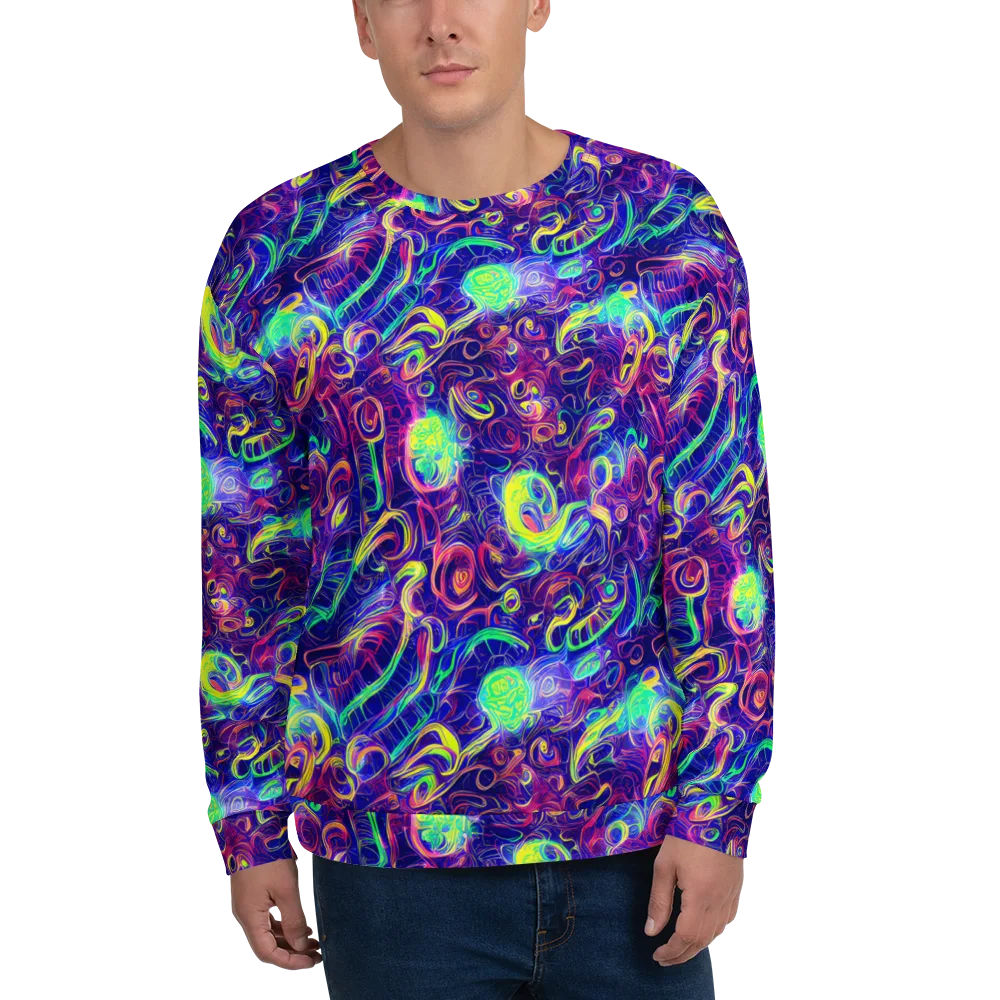 Limefire Ribbons on Sweatshirt — Front