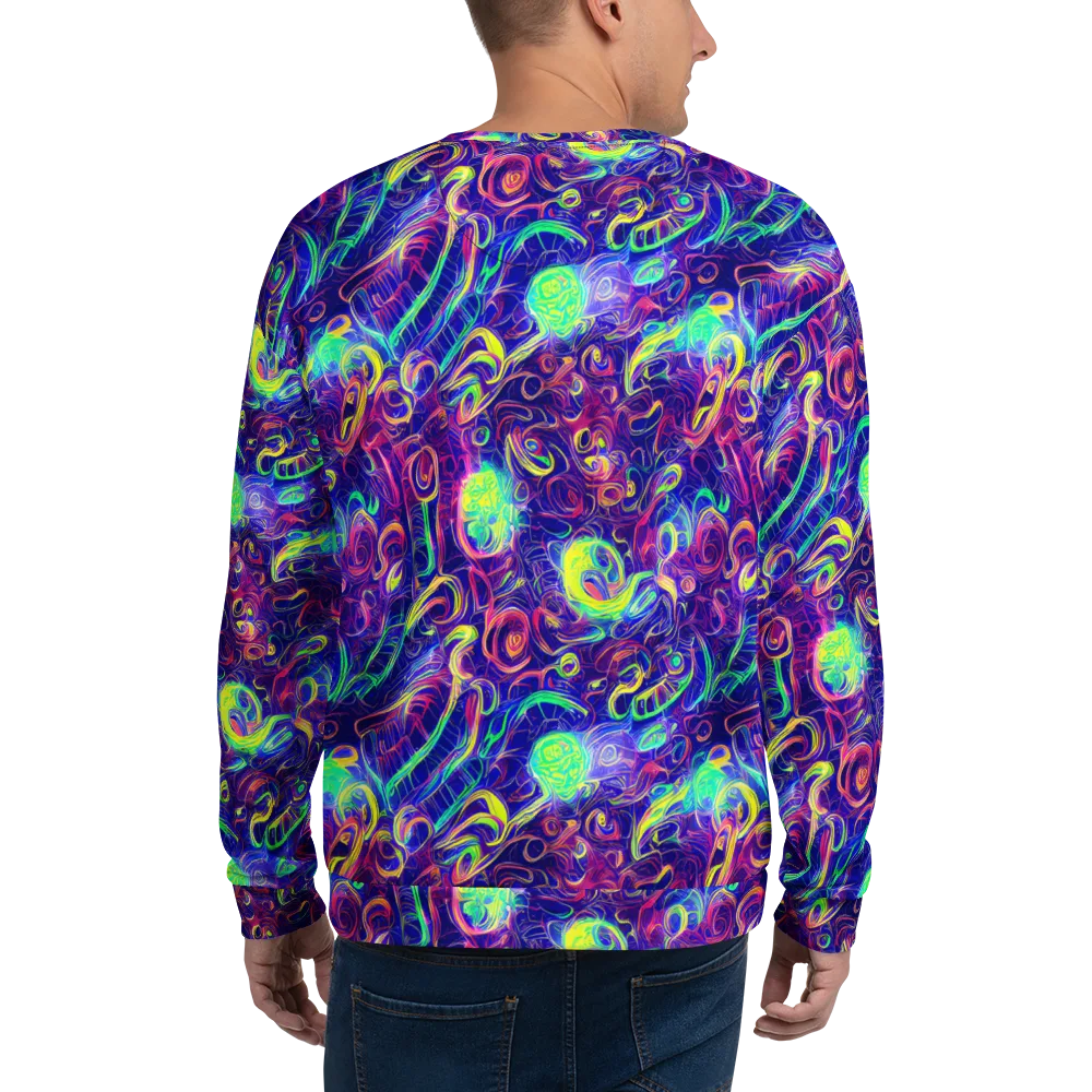 Limefire Ribbons on Sweatshirt — Back