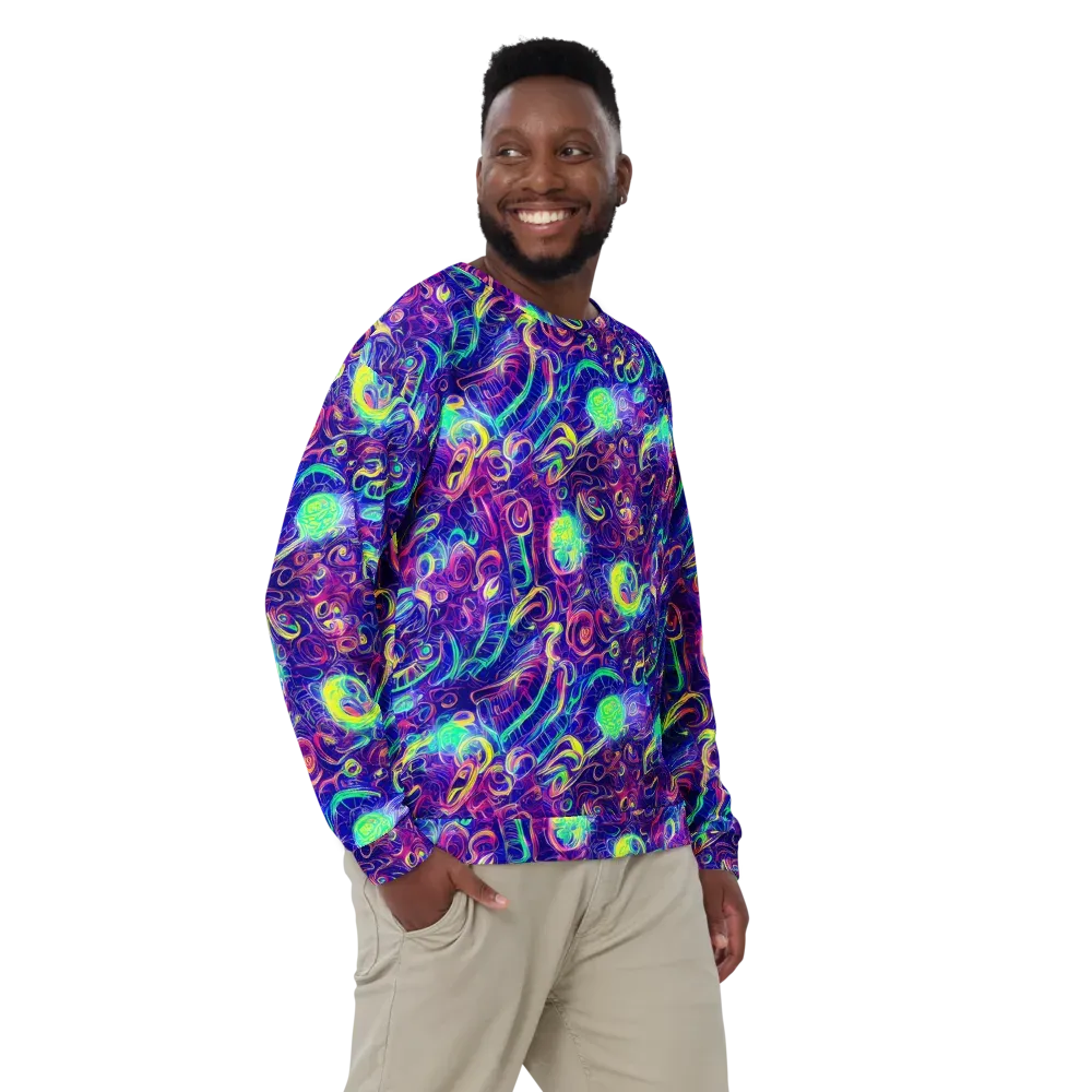 Limefire Ribbons on Sweatshirt — Front