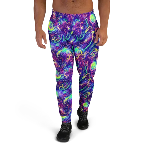 Limefire Ribbons on a Men's Joggers