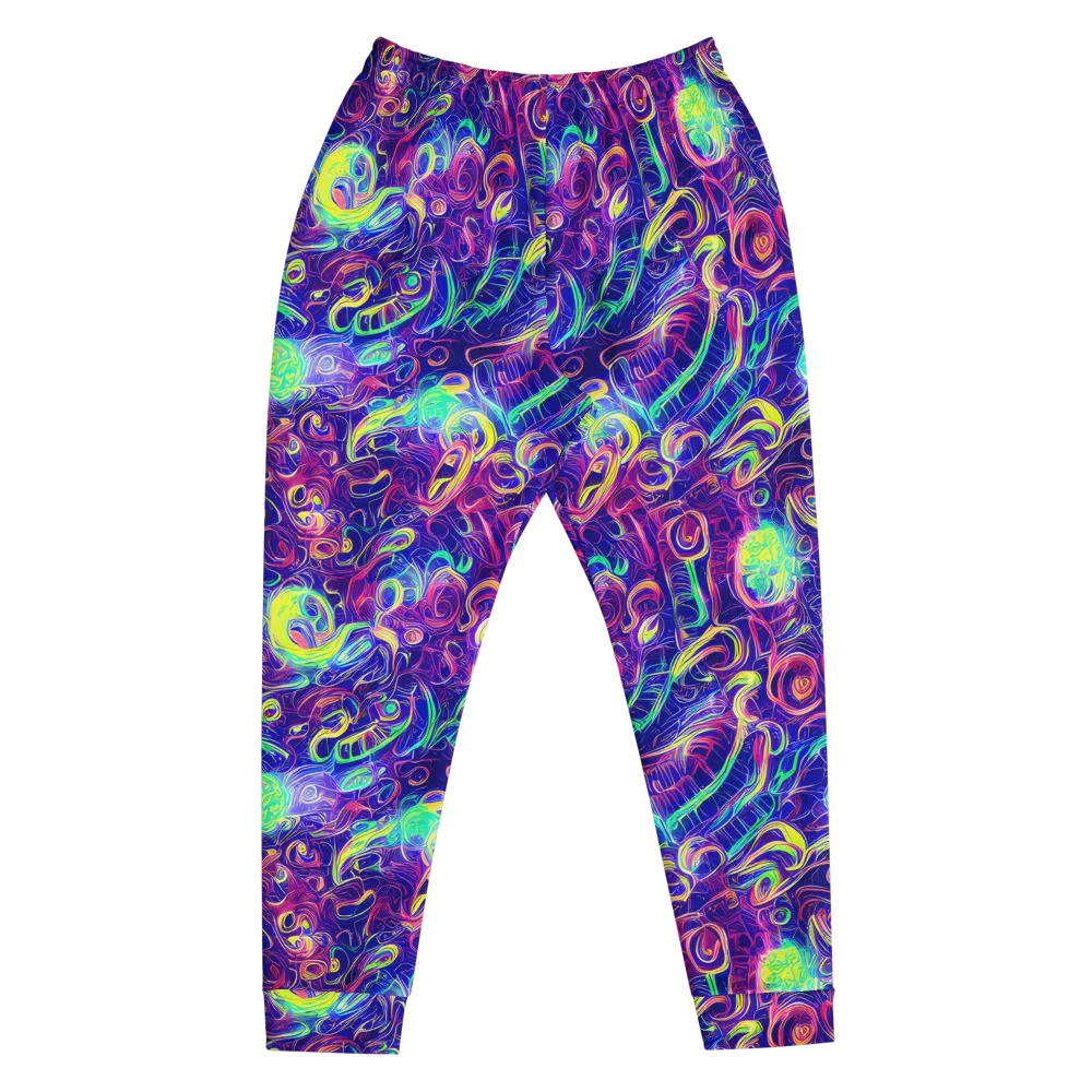 Limefire Ribbons on Men's Joggers — Front