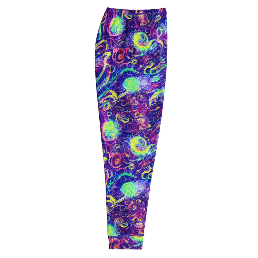 Limefire Ribbons on Men's Joggers — Right