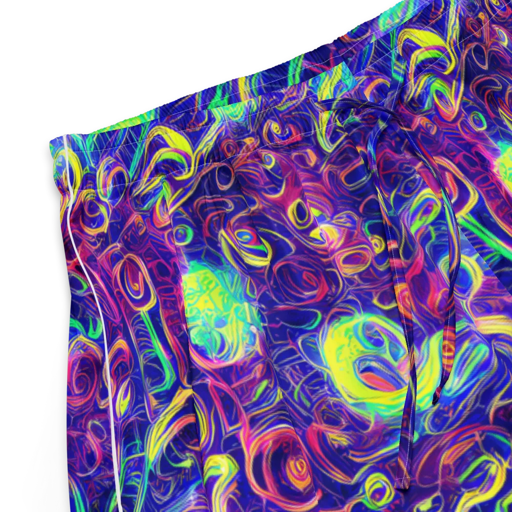 Limefire Ribbons on Women's Pajama Shorts — Product details