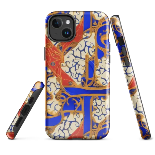 Cobalt Baroque on a MagSafe Tough Case for iPhone®