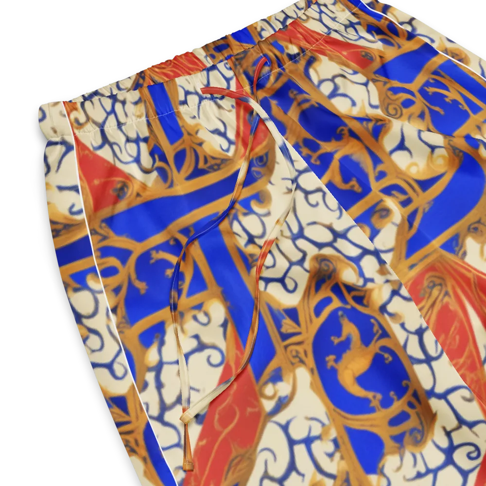 Cobalt Baroque on Women's Pajama Pants — Product details