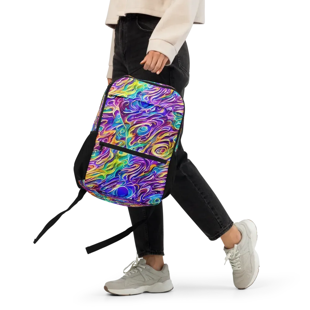 Chromatic Flame on Utility Backpack — Front