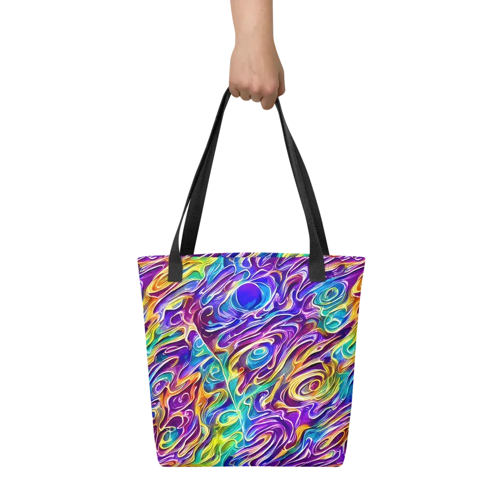 Chromatic Flame on Tote Bag — Front