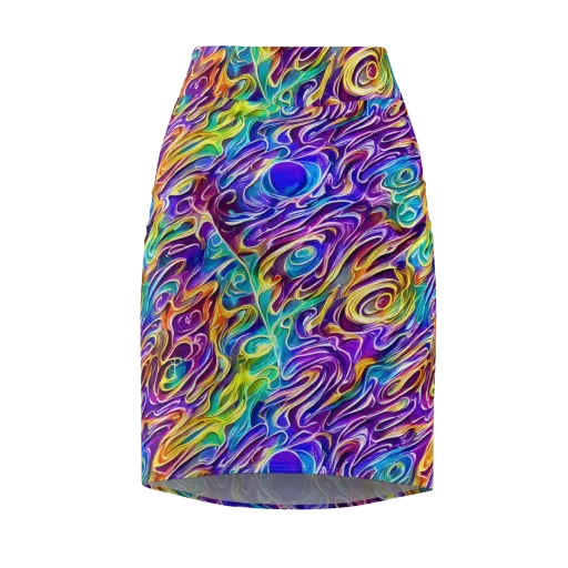 Chromatic Flame on a Pencil Skirt
