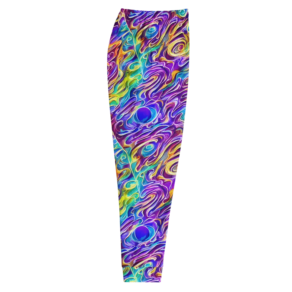 Chromatic Flame on Men's Joggers — Right
