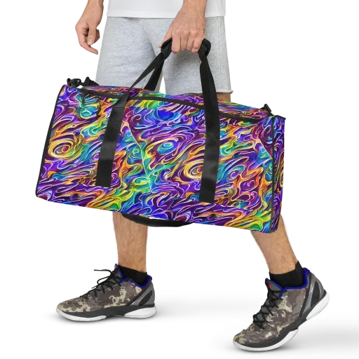 Chromatic Flame on a Duffle Bag